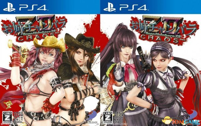 本作PS4光盘版封面分为“姐姐组”和“妹妹组”构成表里封面，两种封面还可以互换